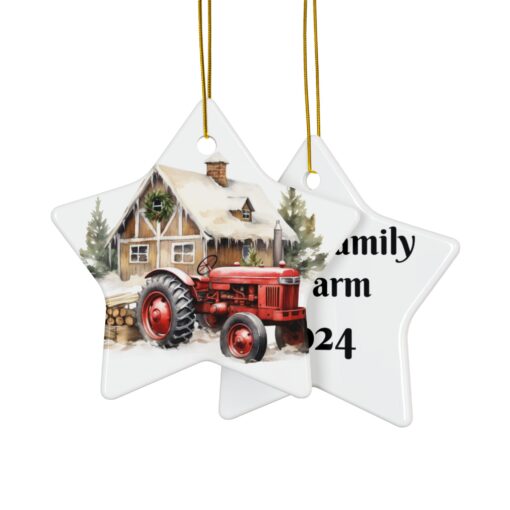 PERSONALIZE ME! Celebrate with Faith, Family Farm Ornaments! - Image 54