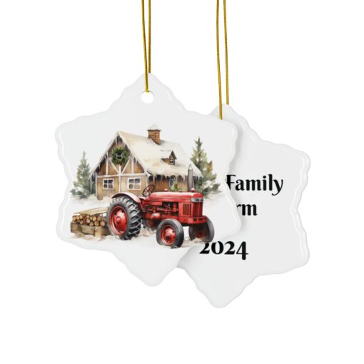 PERSONALIZE ME! Celebrate with Faith, Family Farm Ornaments! - Image 61