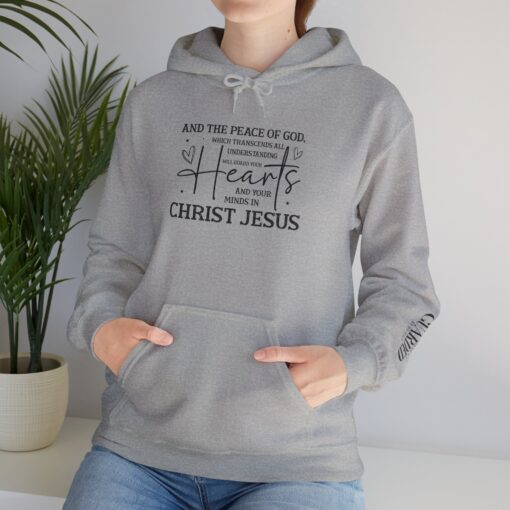 Guard Your Heart Philippians 4 7 The Peace of God Unisex Heavy Blend Hoodie - Image 27