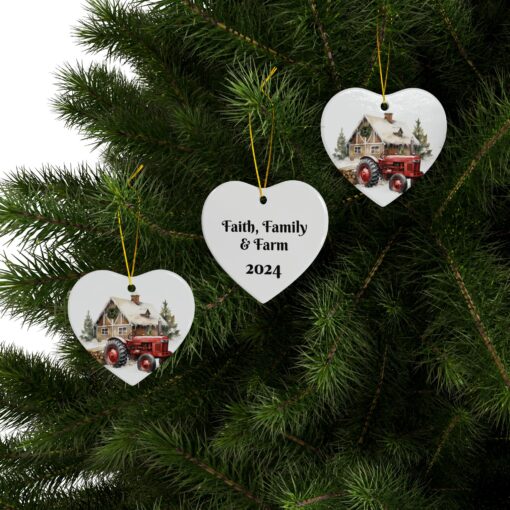 PERSONALIZE ME! Celebrate with Faith, Family Farm Ornaments! - Image 32