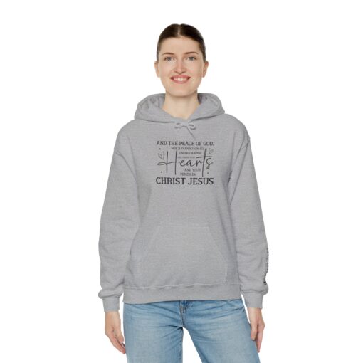 Guard Your Heart Philippians 4 7 The Peace of God Unisex Heavy Blend Hoodie - Image 35