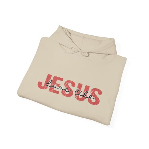 "Love Like Jesus" Unisex Heavy Blend™ Hooded Sweatshirt - Image 5