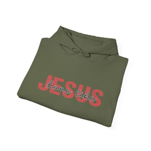 "Love Like Jesus" Unisex Heavy Blend™ Hooded Sweatshirt - Image 44