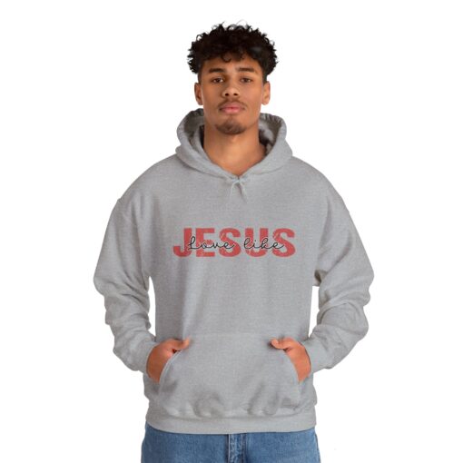 "Love Like Jesus" Unisex Heavy Blend™ Hooded Sweatshirt - Image 34