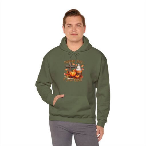 Pumpkin Spice & Jesus Christ: The Perfect Fall Hoodie Inspirational Christian gifts, Christian fall accessories, PLR and Goods - Image 10