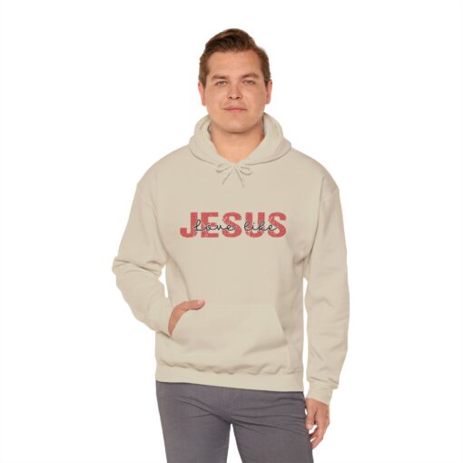 "Love Like Jesus" Unisex Heavy Blend™ Hooded Sweatshirt - Image 10