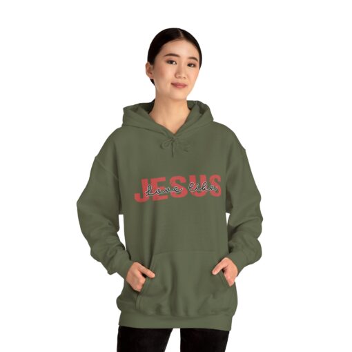 "Love Like Jesus" Unisex Heavy Blend™ Hooded Sweatshirt - Image 46