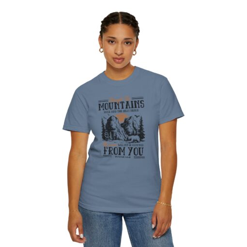 Mountains May Shake, But His Love Remains – Comfort Fit Tee - Image 33