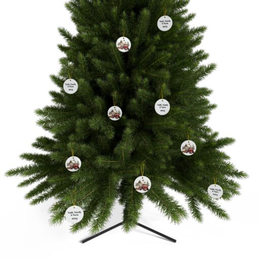 PERSONALIZE ME! Celebrate with Faith, Family Farm Ornaments! - Image 23