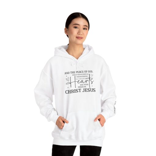 Guard Your Heart Philippians 4 7 The Peace of God Unisex Heavy Blend Hoodie - Image 20