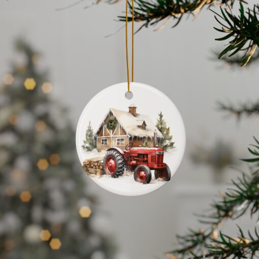 PERSONALIZE ME! Celebrate with Faith, Family Farm Ornaments! - Image 12