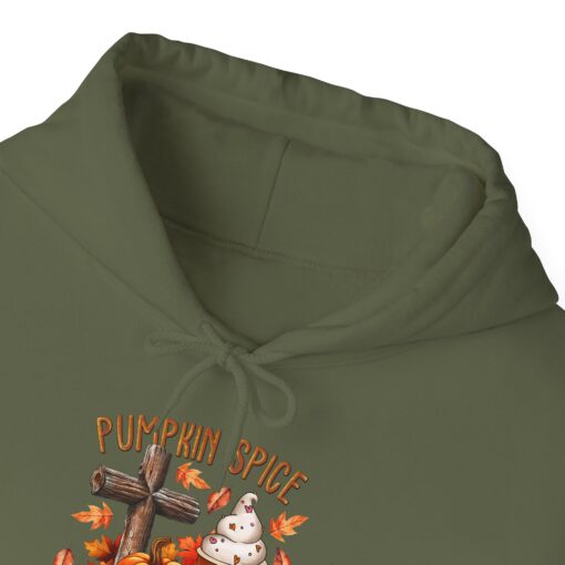 Pumpkin Spice & Jesus Christ: The Perfect Fall Hoodie Inspirational Christian gifts, Christian fall accessories, PLR and Goods - Image 6