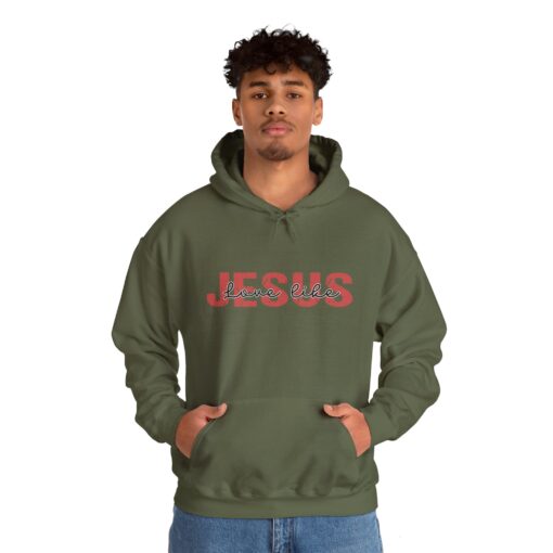 "Love Like Jesus" Unisex Heavy Blend™ Hooded Sweatshirt - Image 47