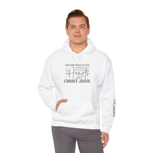 Guard Your Heart Philippians 4 7 The Peace of God Unisex Heavy Blend Hoodie - Image 23