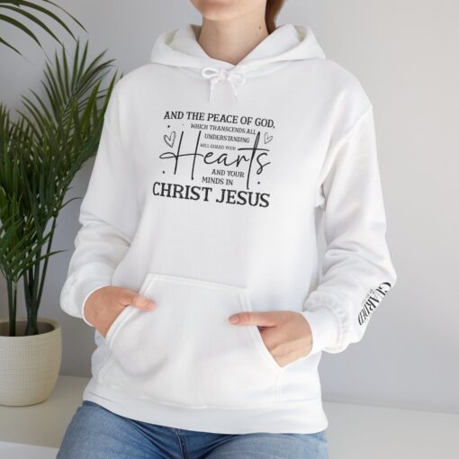 Guard Your Heart Philippians 4 7 The Peace of God Unisex Heavy Blend Hoodie - Image 14