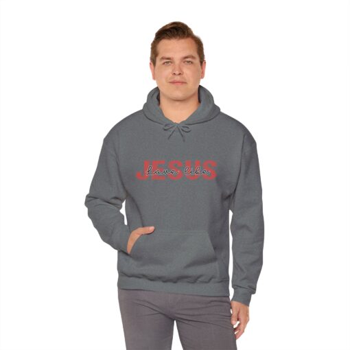 "Love Like Jesus" Unisex Heavy Blend™ Hooded Sweatshirt - Image 62