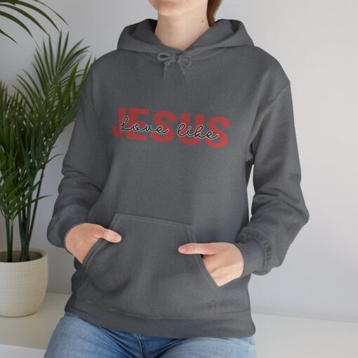 "Love Like Jesus" Unisex Heavy Blend™ Hooded Sweatshirt - Image 53