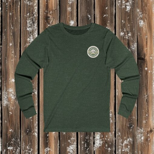 Experience Comfort and Purpose in Our "Promised Land Ranch and Goods" Long Sleeve Tee! - Image 3