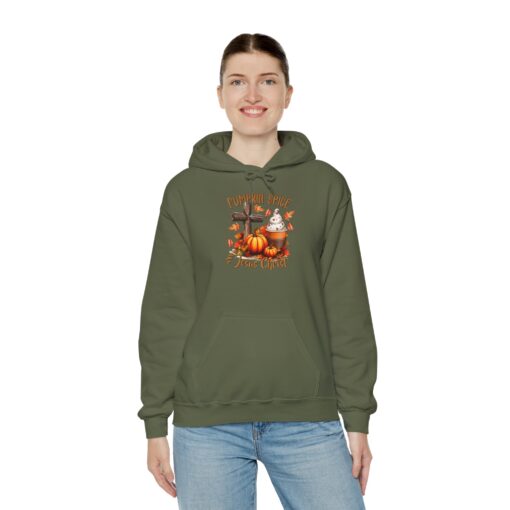 Pumpkin Spice & Jesus Christ: The Perfect Fall Hoodie Inspirational Christian gifts, Christian fall accessories, PLR and Goods - Image 9