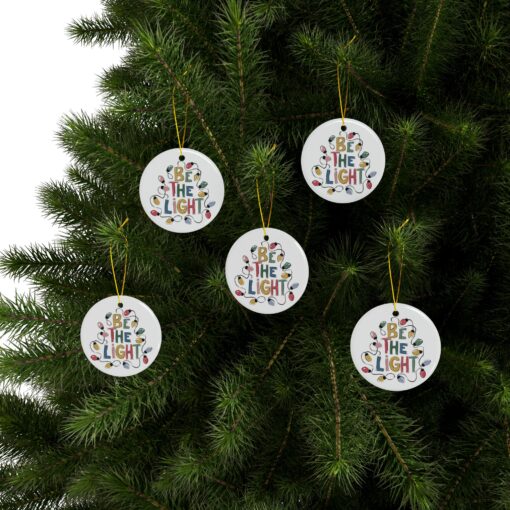 PERSONALIZE ME! Be the Light Ceramic Ornaments – Shine Bright - Image 11