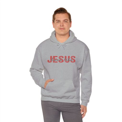 "Love Like Jesus" Unisex Heavy Blend™ Hooded Sweatshirt - Image 36