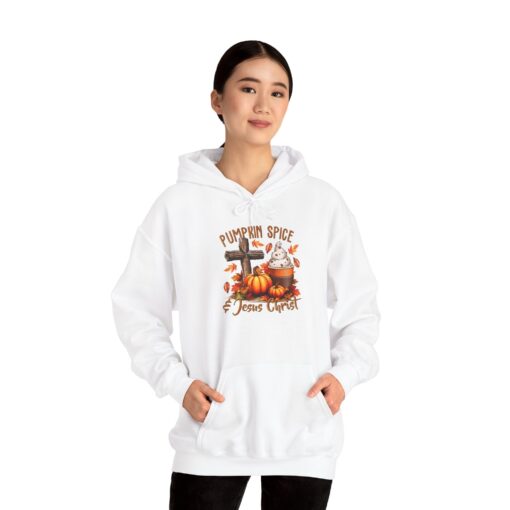 Pumpkin Spice & Jesus Christ: The Perfect Fall Hoodie Inspirational Christian gifts, Christian fall accessories, PLR and Goods - Image 20