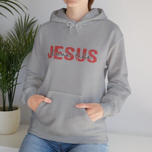 "Love Like Jesus" Unisex Heavy Blend™ Hooded Sweatshirt - Image 27