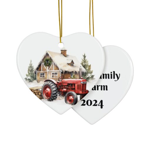 PERSONALIZE ME! Celebrate with Faith, Family Farm Ornaments! - Image 30