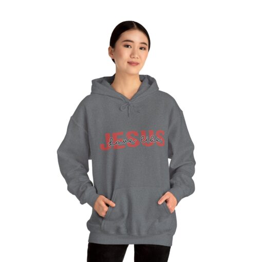 "Love Like Jesus" Unisex Heavy Blend™ Hooded Sweatshirt - Image 59