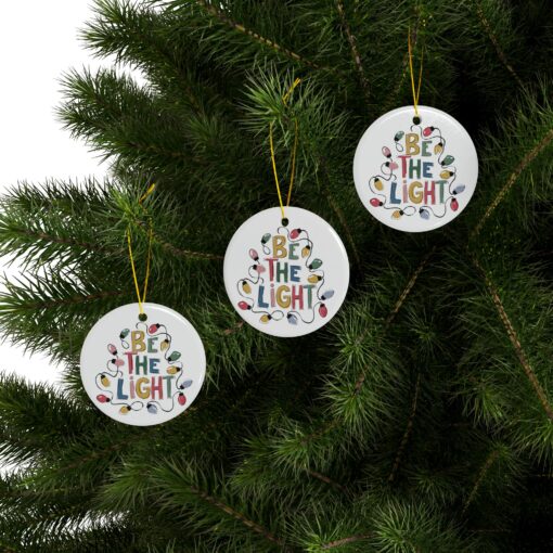 PERSONALIZE ME! Be the Light Ceramic Ornaments – Shine Bright - Image 7