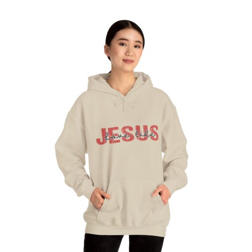 "Love Like Jesus" Unisex Heavy Blend™ Hooded Sweatshirt - Image 7