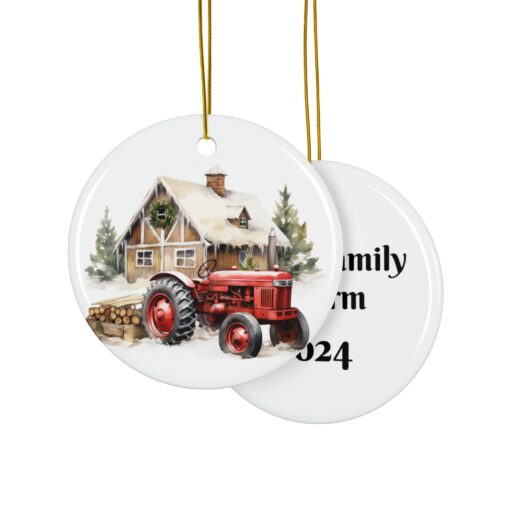 PERSONALIZE ME! Celebrate with Faith, Family Farm Ornaments! - Image 11