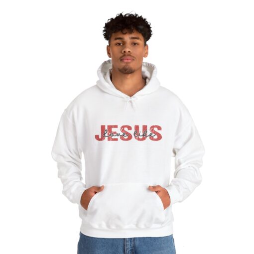 "Love Like Jesus" Unisex Heavy Blend™ Hooded Sweatshirt - Image 21