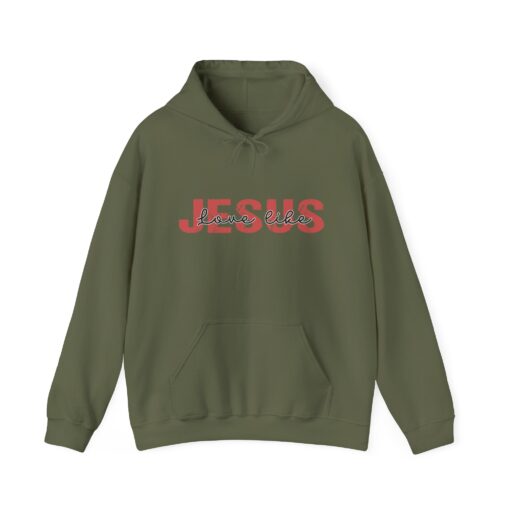 "Love Like Jesus" Unisex Heavy Blend™ Hooded Sweatshirt - Image 41