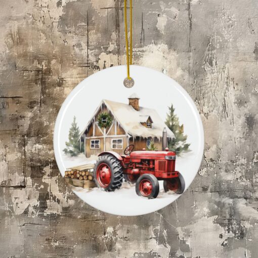 PERSONALIZE ME! Celebrate with Faith, Family Farm Ornaments! - Image 9