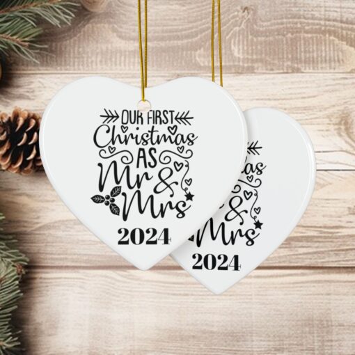 🎄 “Our First Christmas As Mr. and Mrs.” – A Personalized Holiday Treasure! - Image 5