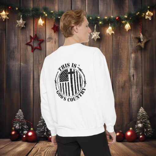 Faith Meets Comfort – ‘This is God's Country’ Sweatshirt - Image 2