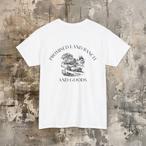 Personalize your Timeless Tee: Promised Land Ranch Heavy Cotton Shirt - Image 5