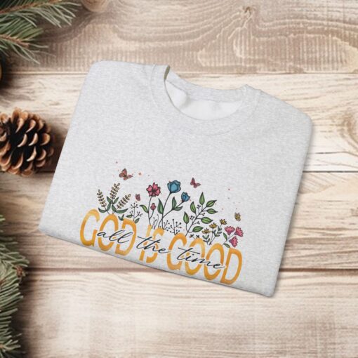 God is Good, All the time – Cozy Faith Sweatshirt for Every Season 🧥❄️ - Image 9