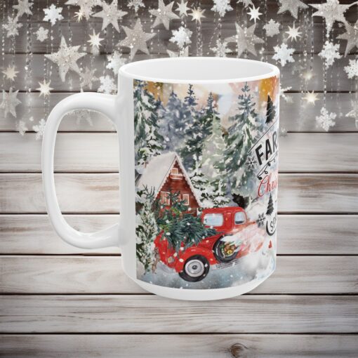 Farm Fresh Christmas Cheer Ceramic Mug – Spruce, Fir, Pine (11oz & 15 oz) - Image 7