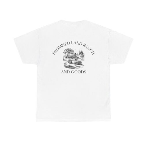 Personalize your Timeless Tee: Promised Land Ranch Heavy Cotton Shirt - Image 3