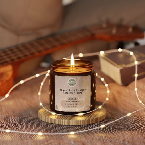 Harvested Light – Personalized Scented Soy Candle  ✨ Where faith and farm meet, let warmth fill your home. ✨