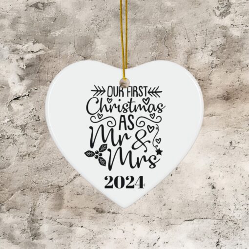 🎄 “Our First Christmas As Mr. and Mrs.” – A Personalized Holiday Treasure! - Image 4