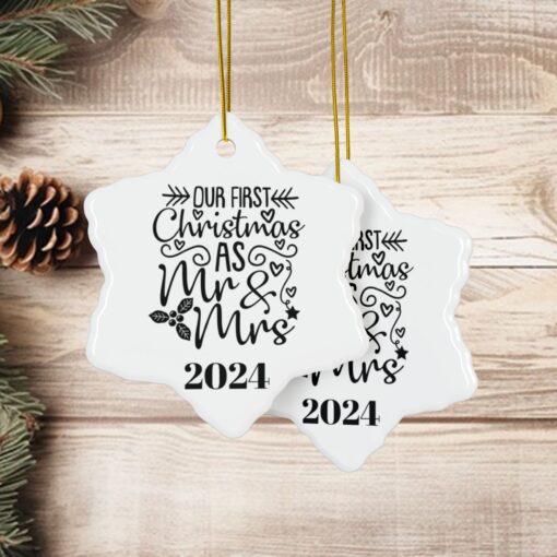 🎄 “Our First Christmas As Mr. and Mrs.” – A Personalized Holiday Treasure! - Image 11