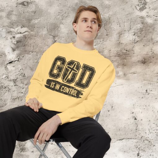 Faithful Comfort Redefined: ‘God Is in Control’ Sweatshirt - Image 7