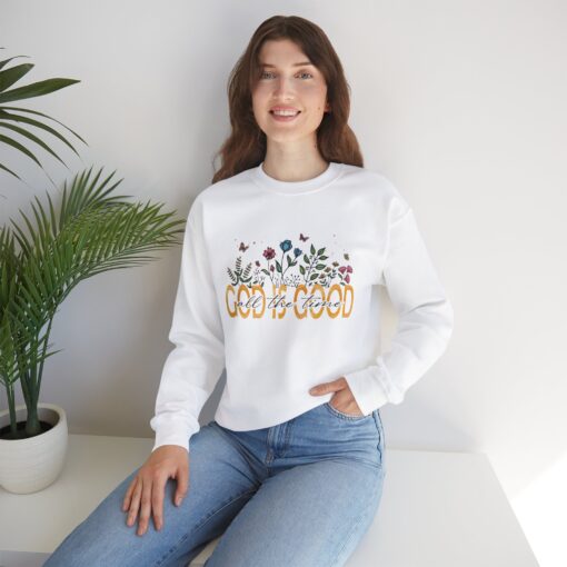 God is Good, All the time – Cozy Faith Sweatshirt for Every Season 🧥❄️