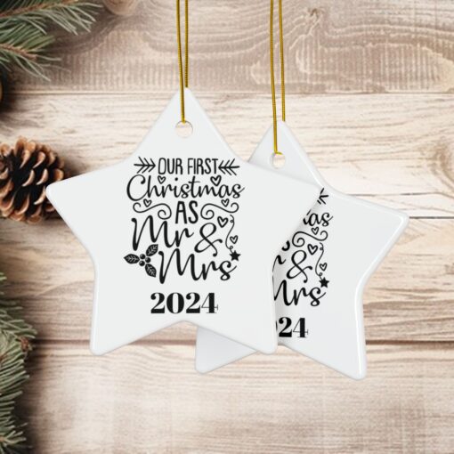 🎄 “Our First Christmas As Mr. and Mrs.” – A Personalized Holiday Treasure! - Image 8