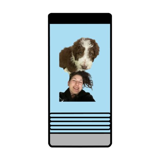 Powered by Caffeine Puppy Kisses – Fun Dog-Themed Slim Beverage Holder for All Your Drinks Gift for her him, Birthday gift, puppies, animals - Image 2