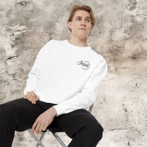 Personalize ME Live His Truth – Premium Unisex Sweatshirt with Scripture - Image 2