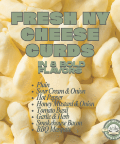 Fresh NY Cheese Curds in 8 Bold Flavors – Locally Made & Stand-Approved by Our Biggest Fans